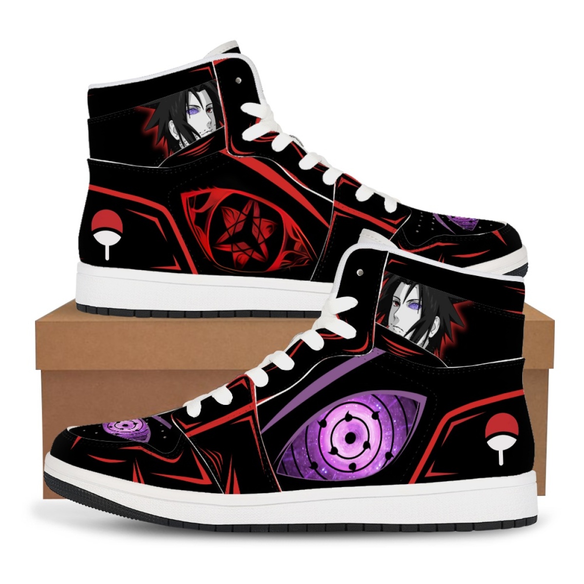 Leather Sneaker Care Kit - Naruto Anime High-Tops Sneakers Casual Shoes