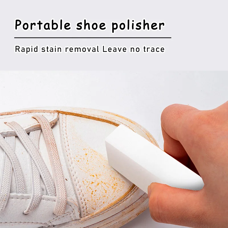 Sneaker Care White - Portable Shoe Polisher for Shine White