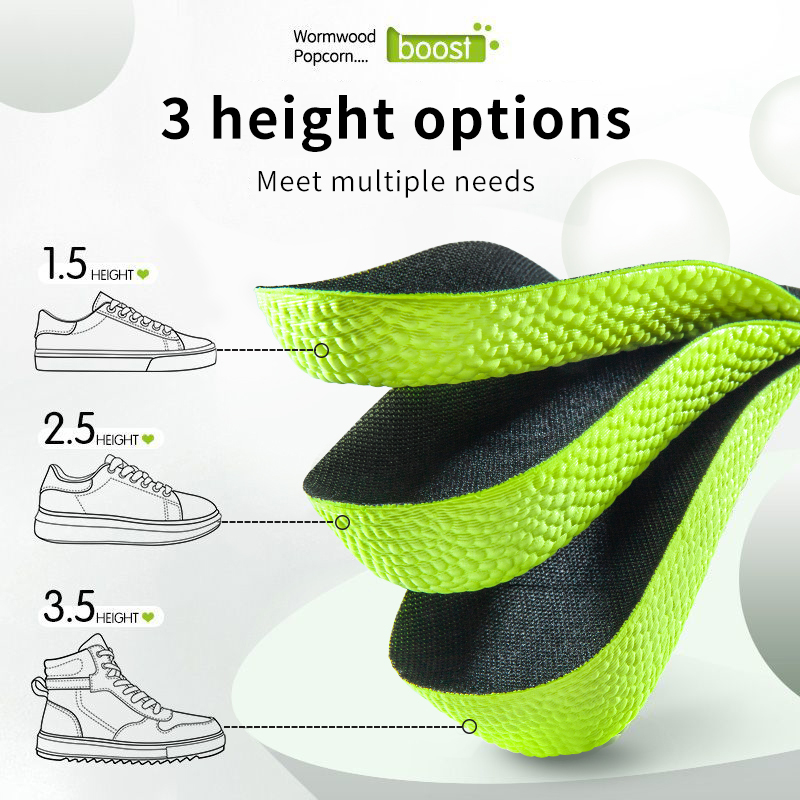 Sneaker Care - Memory Foam Height Increase Insoles for