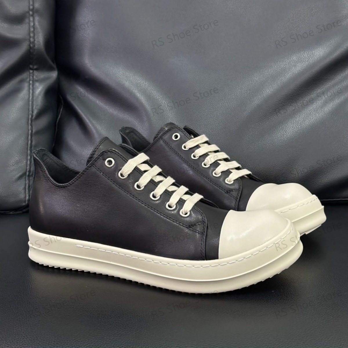 R-o Men Shoe Black Leather Low - огляд і ціна Leather Sneaker Care Kit
