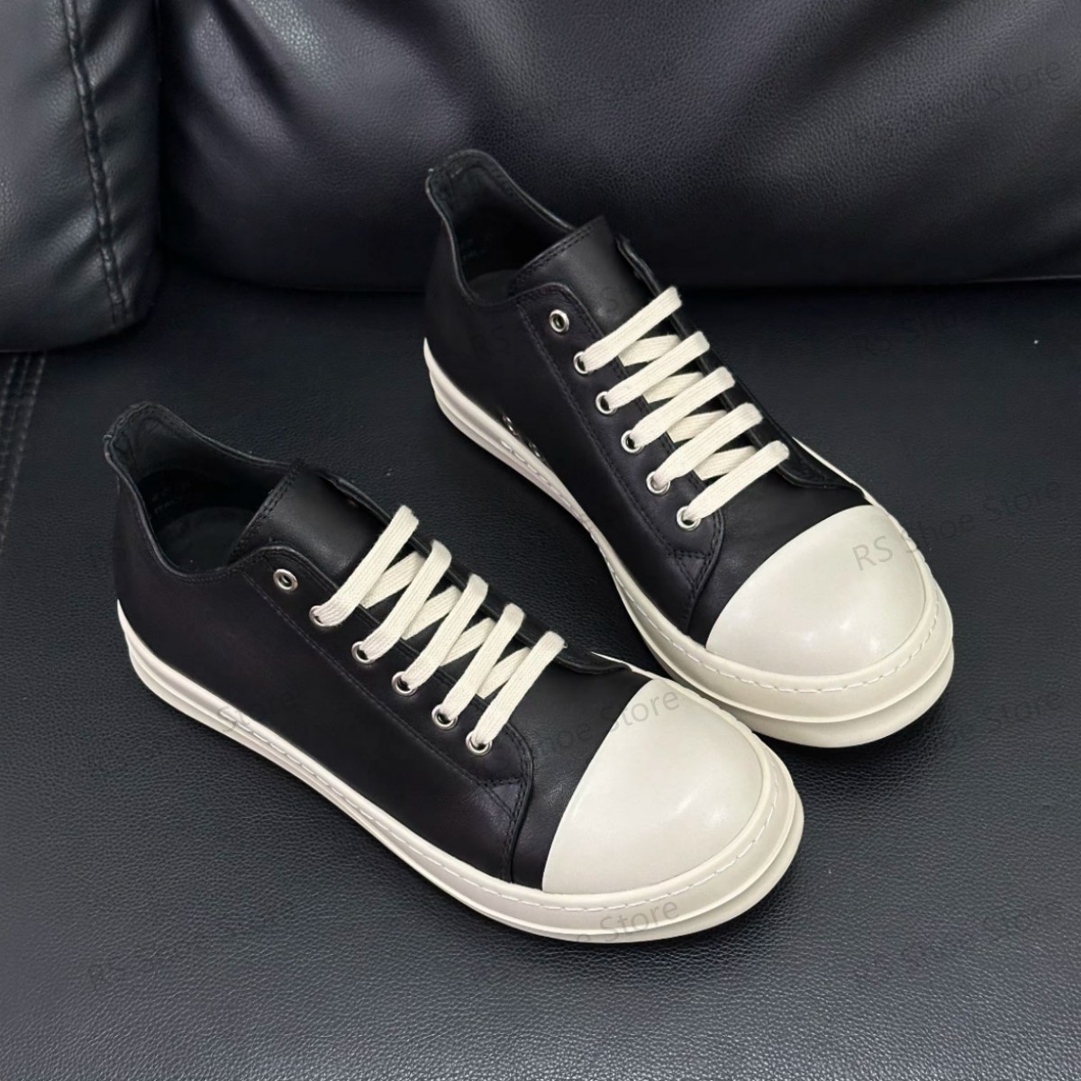 R-o Men Shoe Black Leather Low - огляд і ціна Leather Sneaker Care Kit