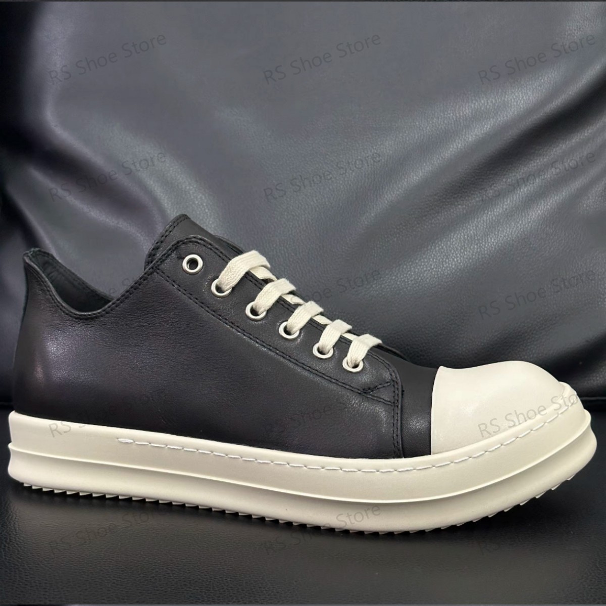 R-o Men Shoe Black Leather Low - огляд і ціна Leather Sneaker Care Kit