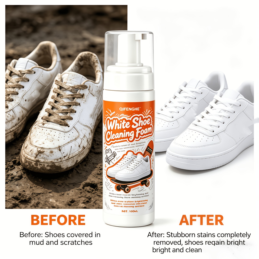 Portable No Rinse White Shoe C - огляд і ціна Sneaker Care White