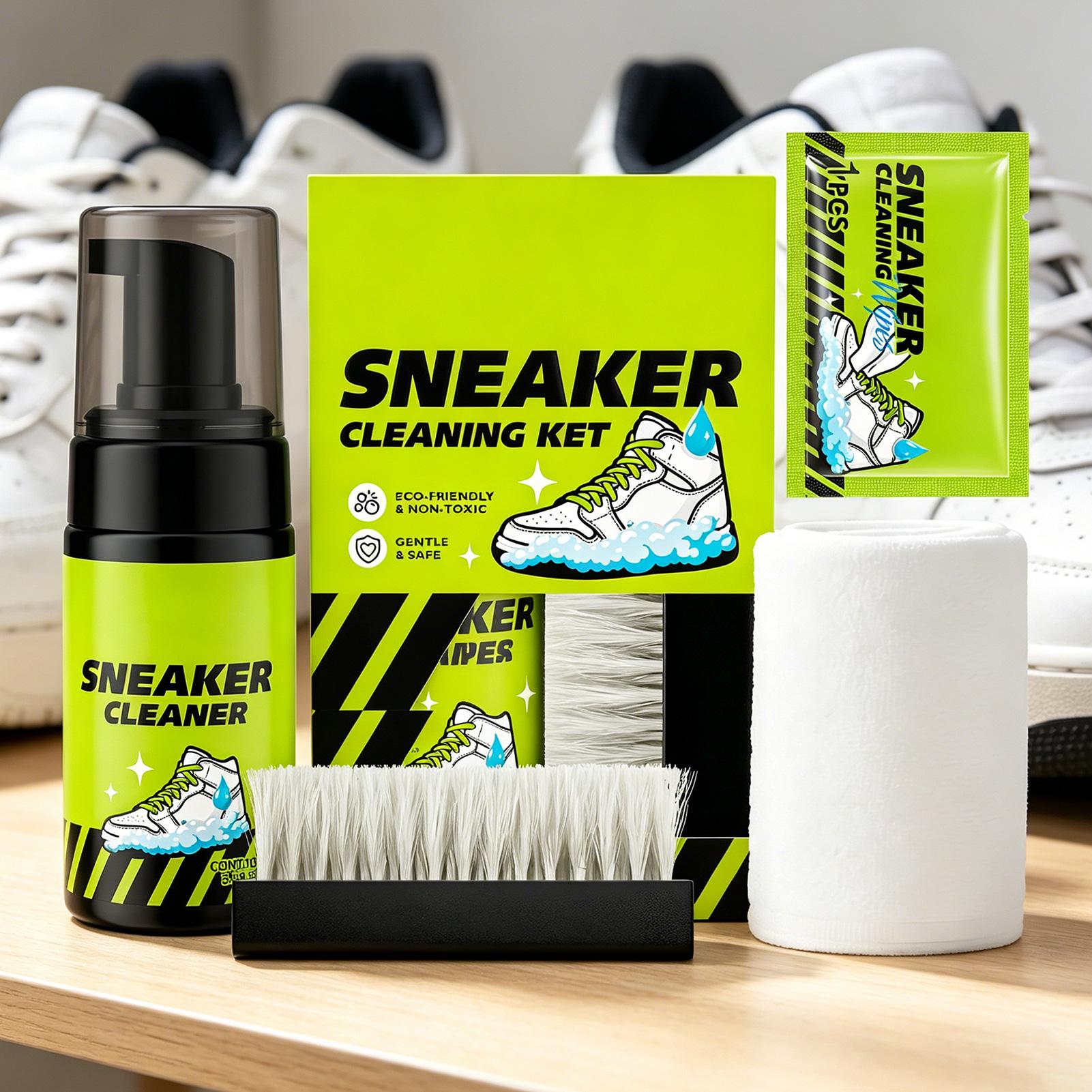 Sneaker Cleaner 4 Pieces 100ml - огляд і ціна Sneaker Care White