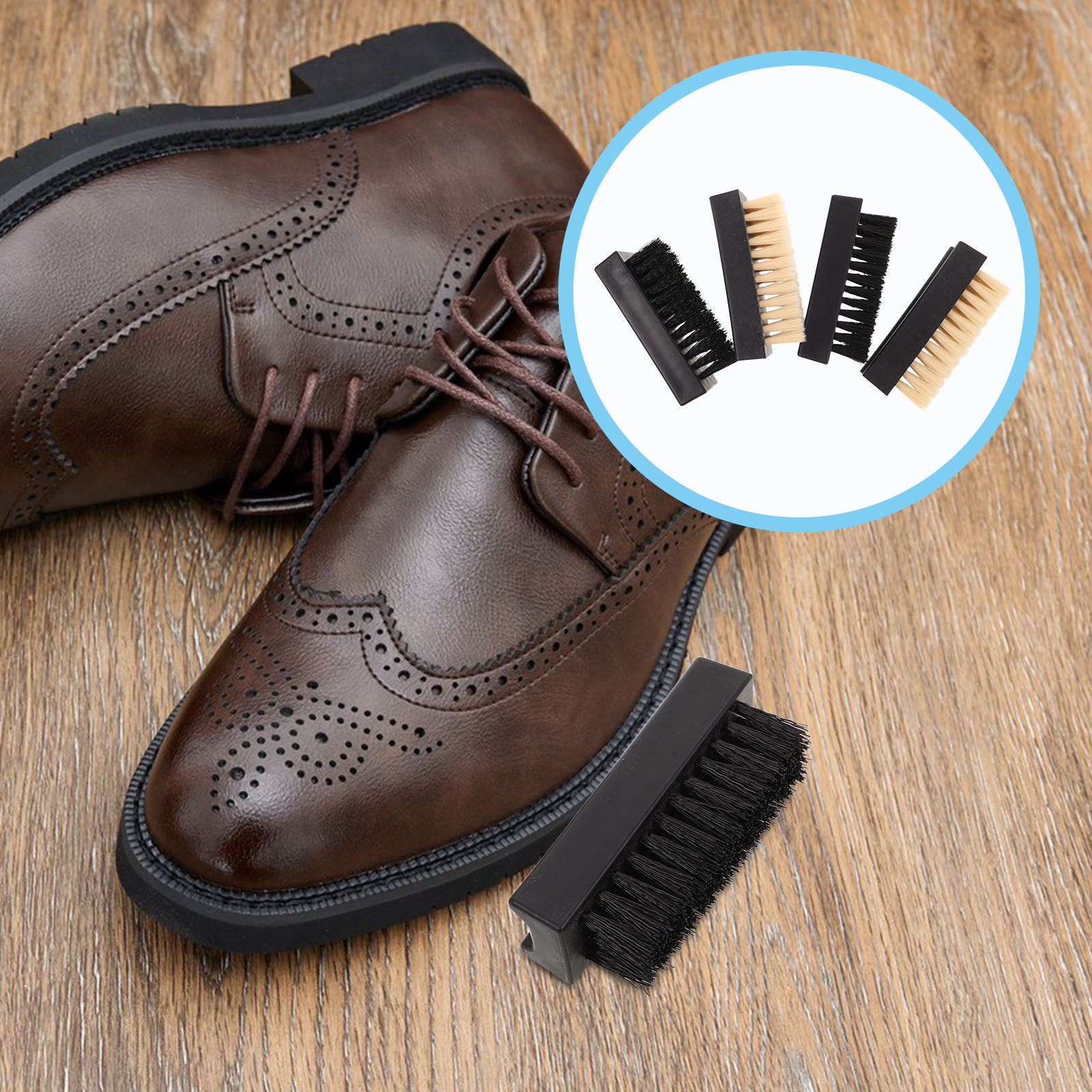 4Pcs Multifunction Shoe Brush  - огляд і ціна Sneaker Care Set