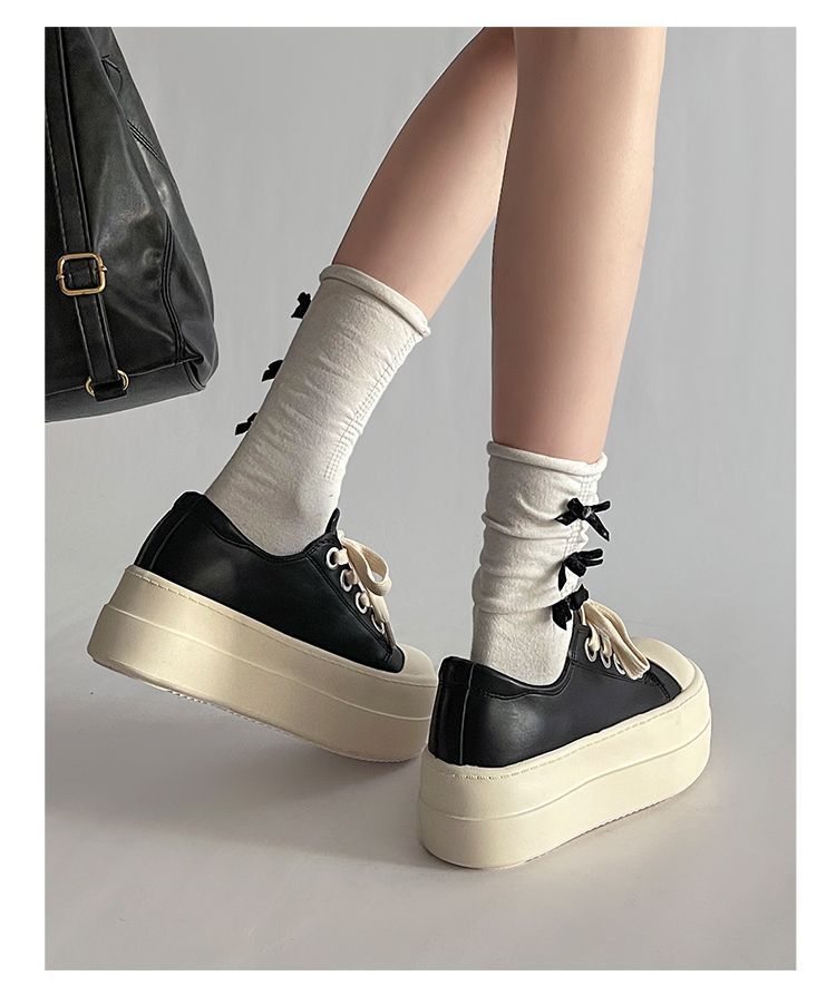 New High Platform Sneakers Wom - огляд і ціна Leather Sneaker Care Kit