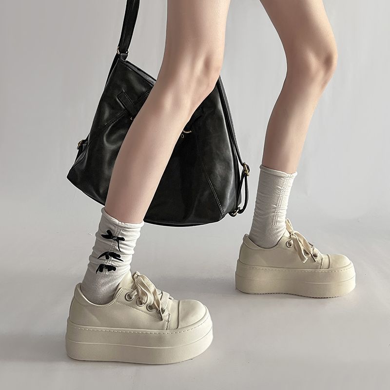 New High Platform Sneakers Wom - огляд і ціна Leather Sneaker Care Kit